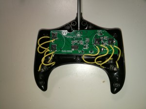 inside of switch adapted remote control
