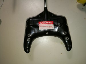 back of switch adapted remote control