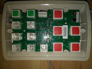 inside of hospital bed pendant