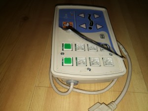 removing cover of hospital bed pendant