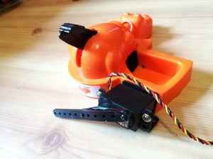 Hungry Hippo with servo and horn