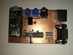 front side of power wheelchair control PCB