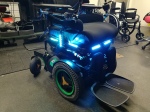 motorcycle LED strips as power wheelchair headlights