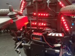 motorcycle LED strips as power wheelchair taillights